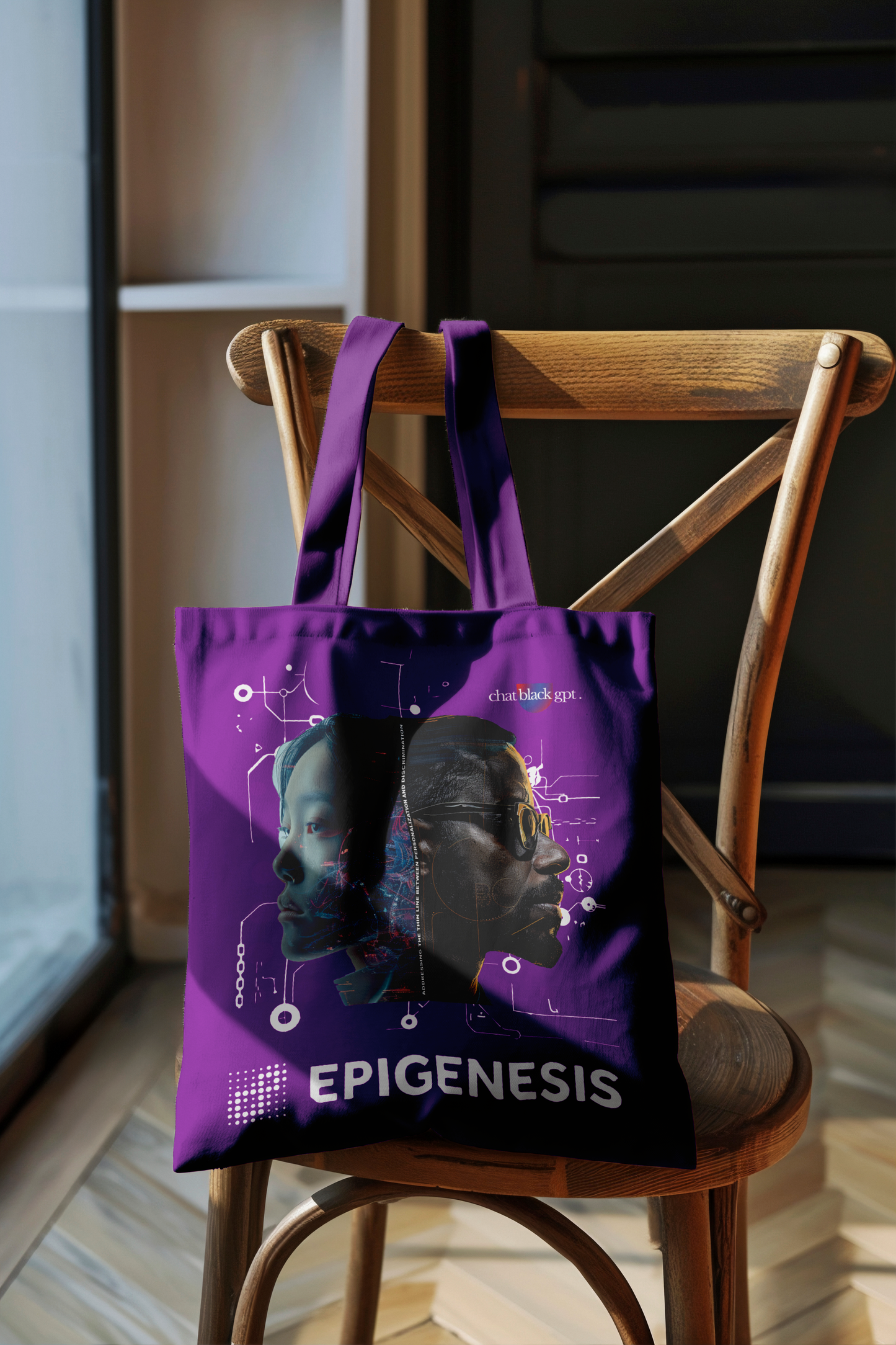 ChatBlackGPT x EpiGenesis Tote Bag